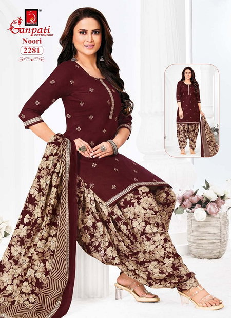 Noori Patiyala Vol 11 By Ganpati Printed Cotton Dress Material Best Wholesale Shop In Surat